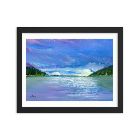 Fall River Reservoir -  Framed Paper Print