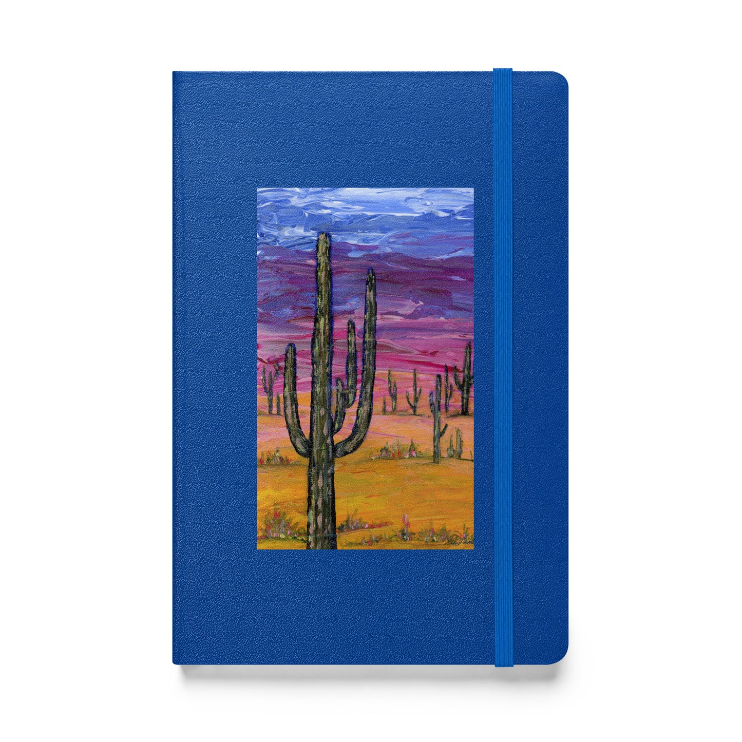 Hardcover Bound Notebook - Saguaros and Sunsets