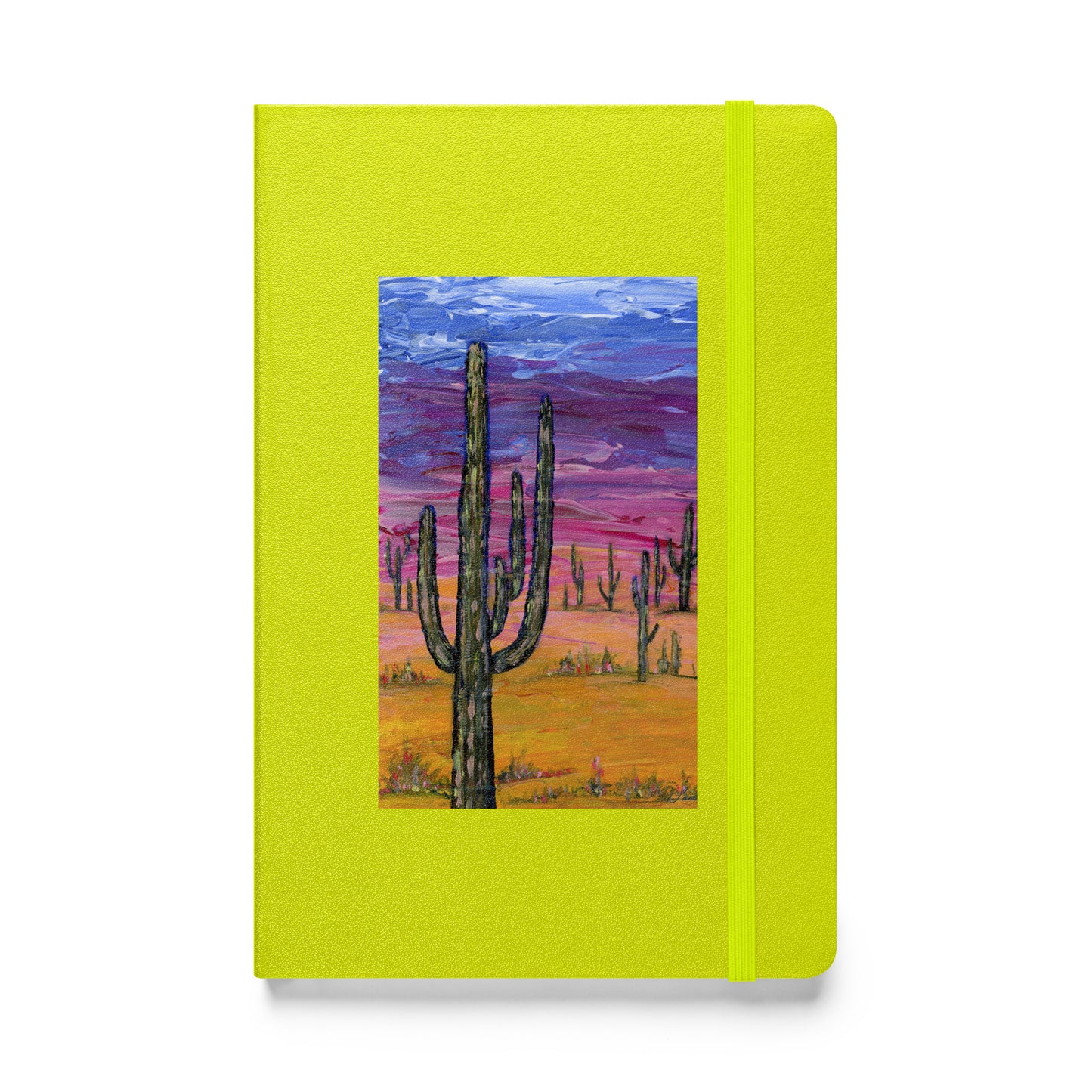 Hardcover Bound Notebook - Saguaros and Sunsets