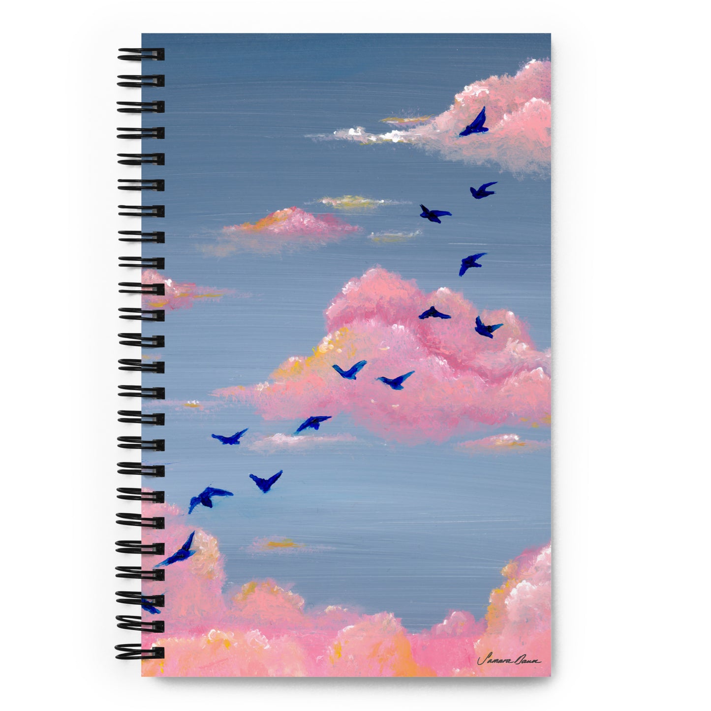 Spiral Notebook - Pink Clouds