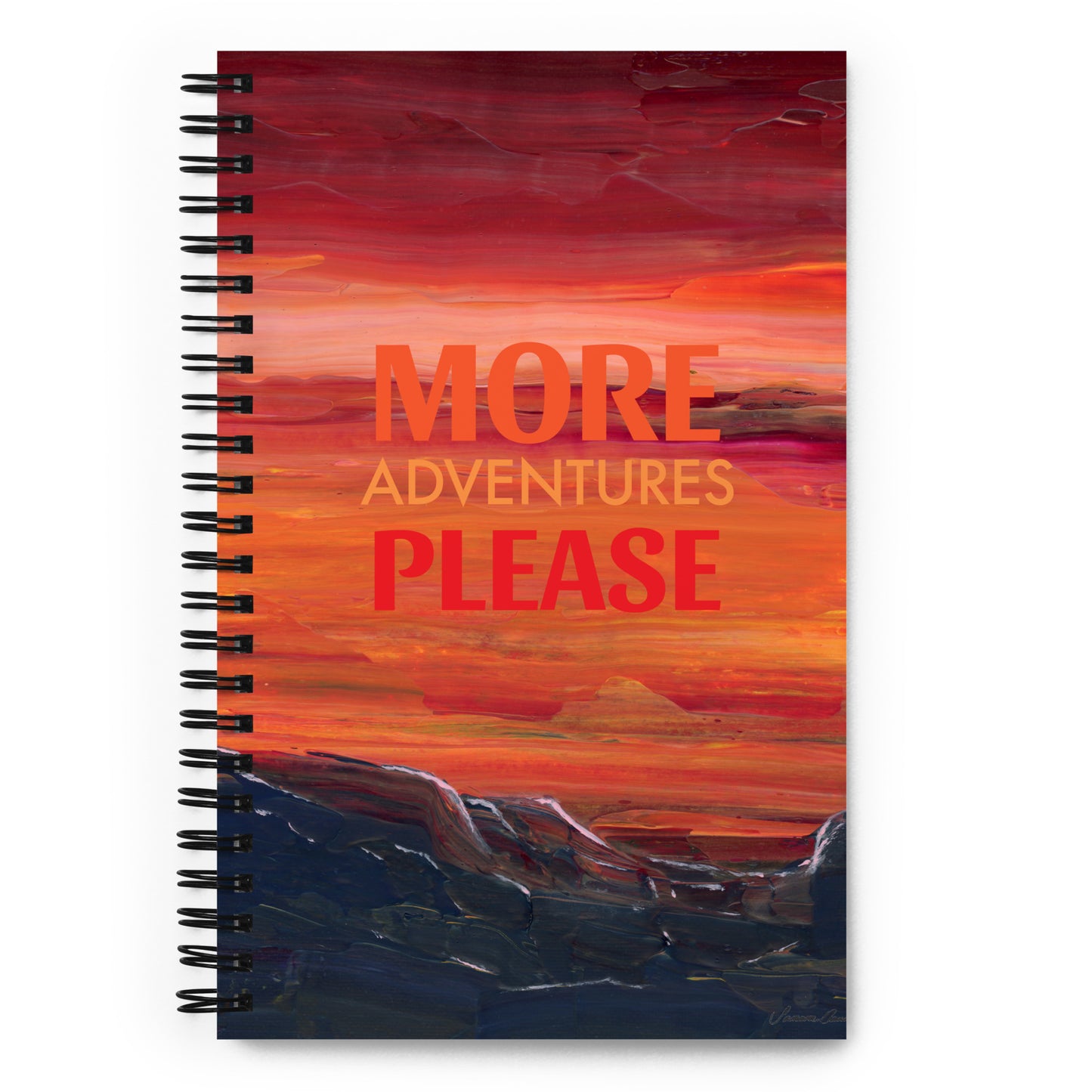 Spiral Notebook - Saddle Blanket Sky