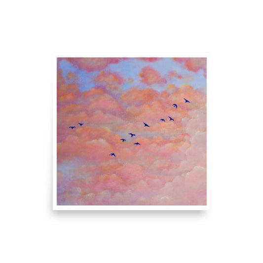 Birds & Clouds - Print