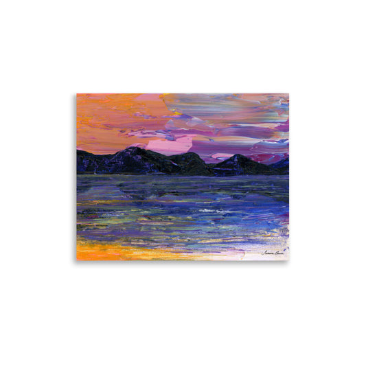 Purple Mountains - Print