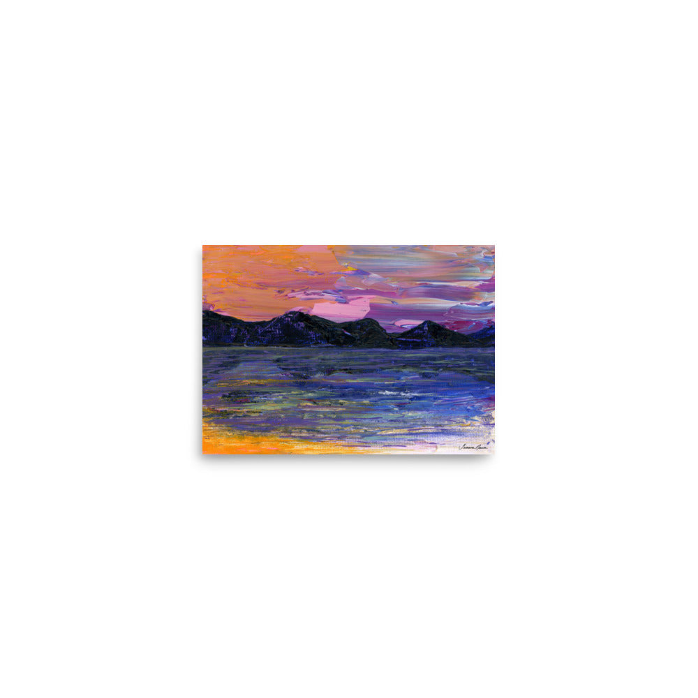 Purple Mountains - Print