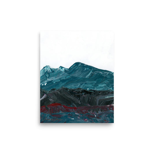 Winter Mountains - Print