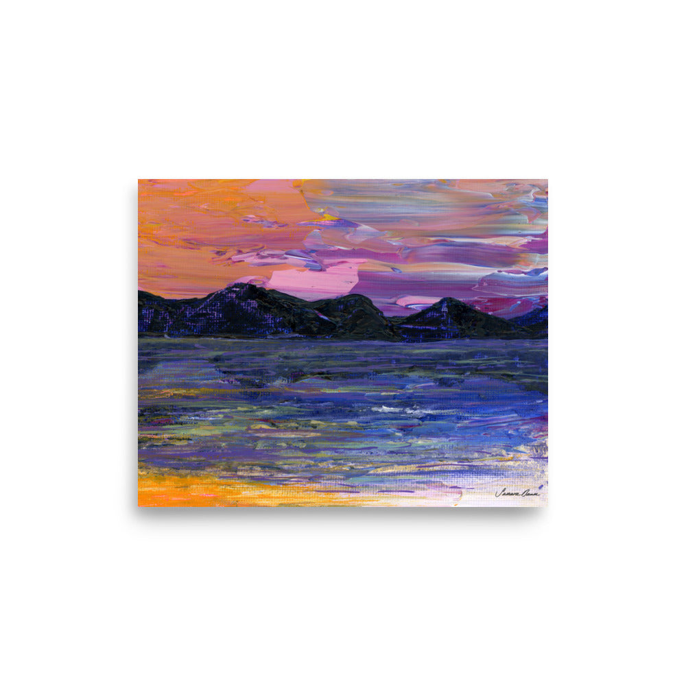 Purple Mountains - Print