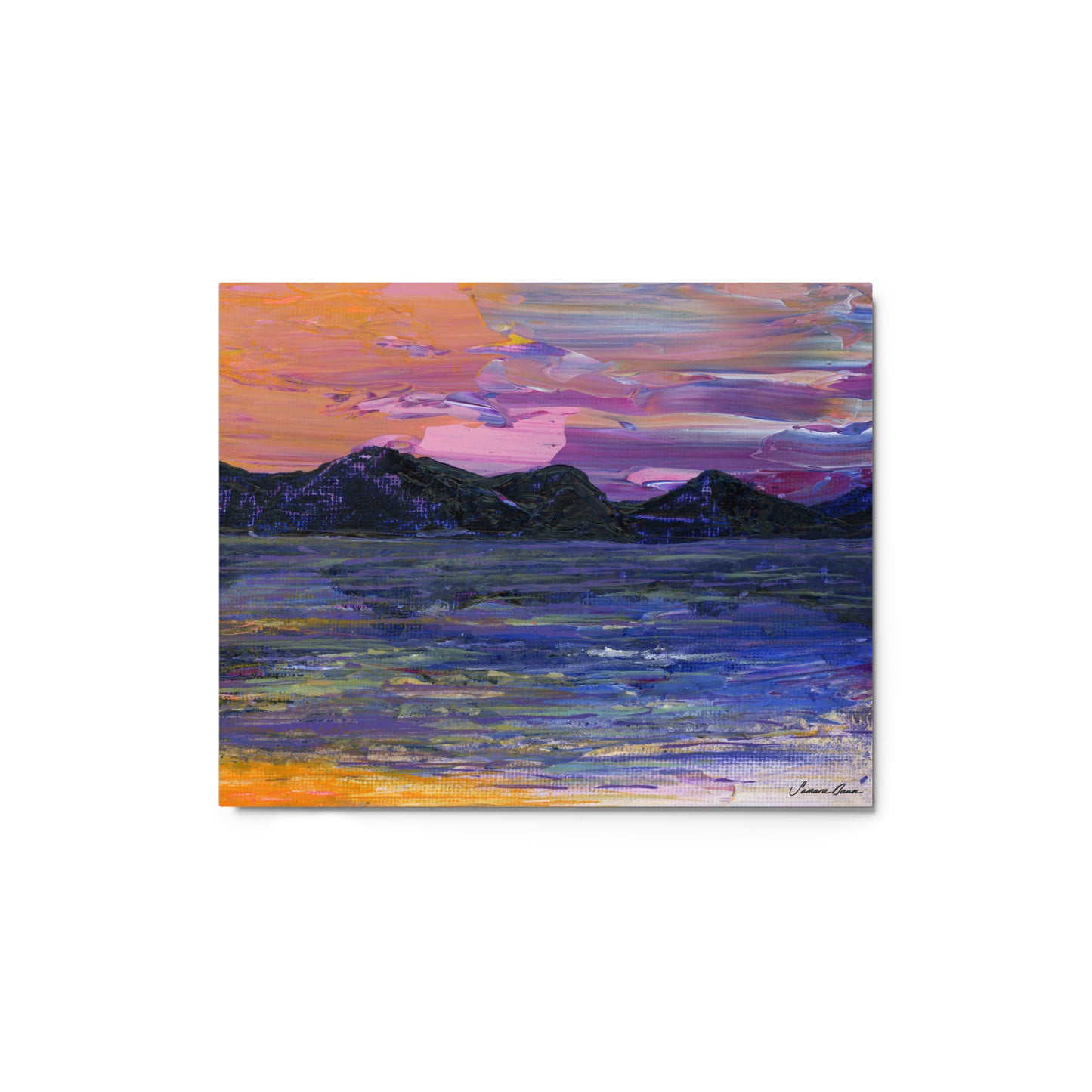 Metal Print - Purple Mountains